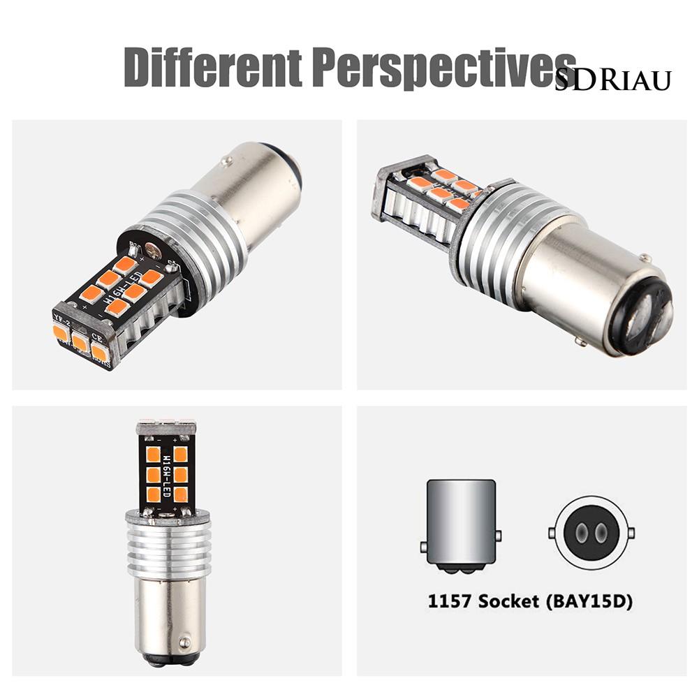 Bộ 2 Bóng Đèn Led 1157-15smd Siêu Sáng Cho Xe Hơi