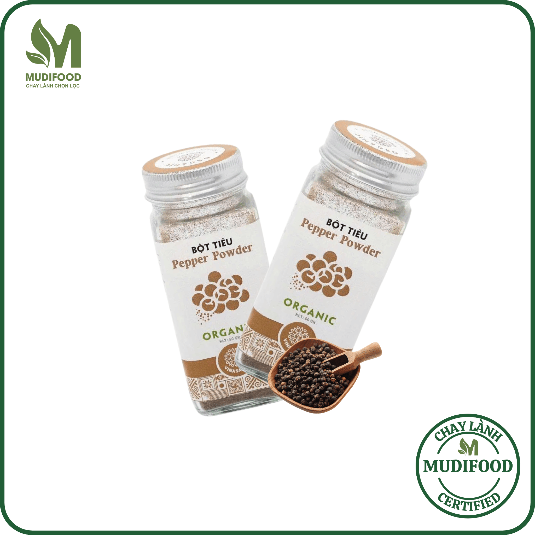 Bột Hồi Hữu Cơ Vinasamex 40g - Gia Vị Cho Những Bữa Ăn Tròn Vị, Tẩm Uớp Món Ăn