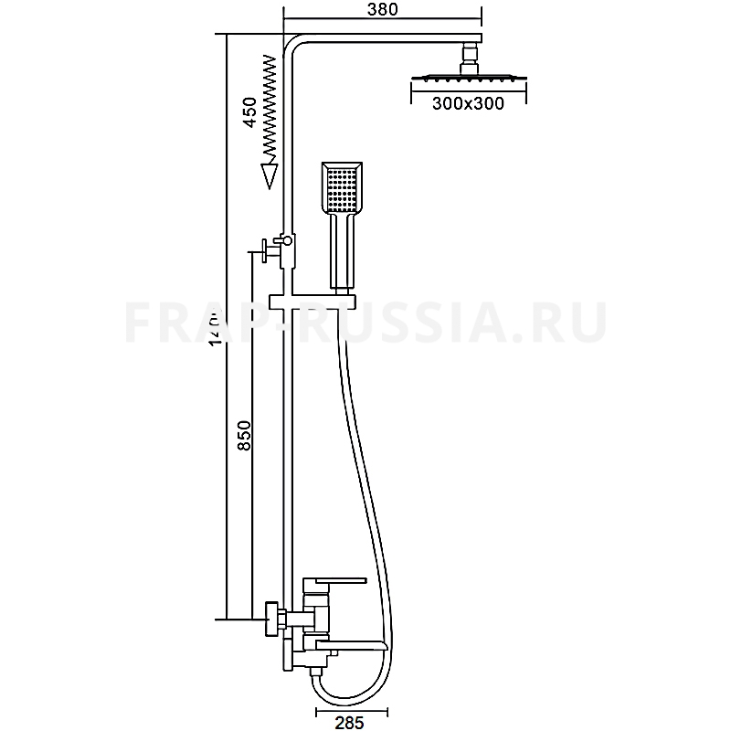 SEN CÂY TẮM FRAP F2415-2 NHẬP KHẨU CHÍNH HÃNG NGA