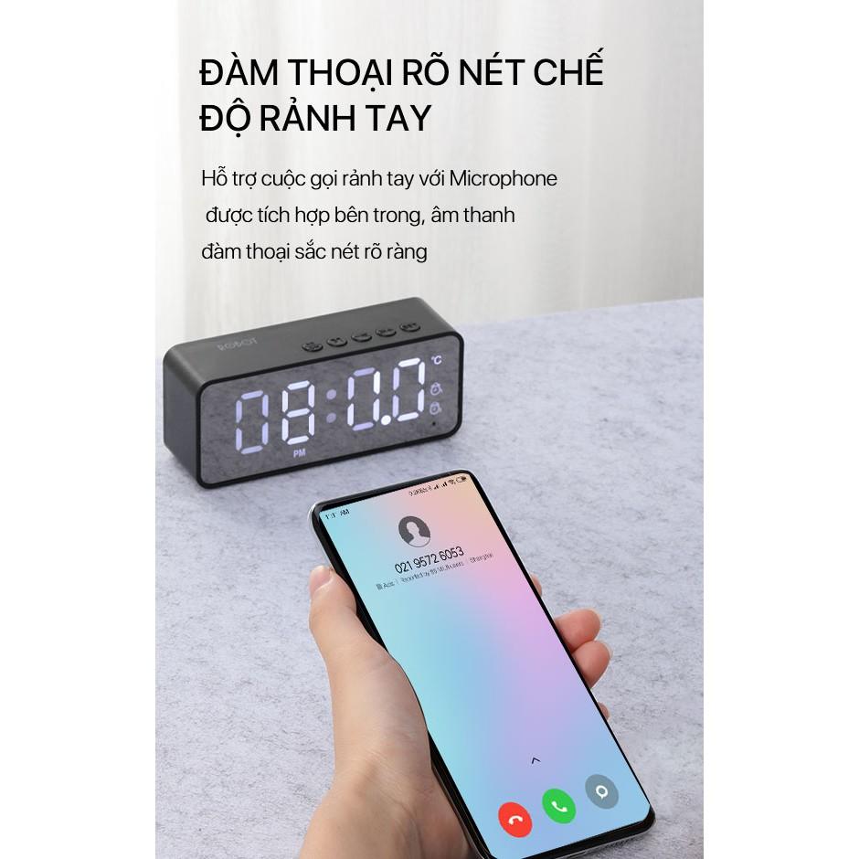 Loa Bluetooth 5.0 ROBOT Đa Chức Năng, Màn Hình LED Kiêm Đồng Hồ Báo Thức, Hỗ Trợ Nghe FM, Thẻ Nhớ - Hàng Chính Hãng