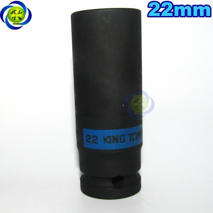 Tuýp đen dài 22mm Kingtony 443522 loại 1/2 6 cạnh