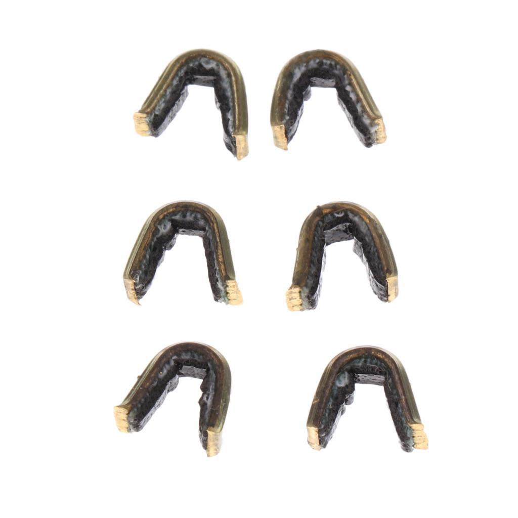 2-7pack 6 Pcs Bow String Nocks Set Buckle Clips for Nocking Point Archery