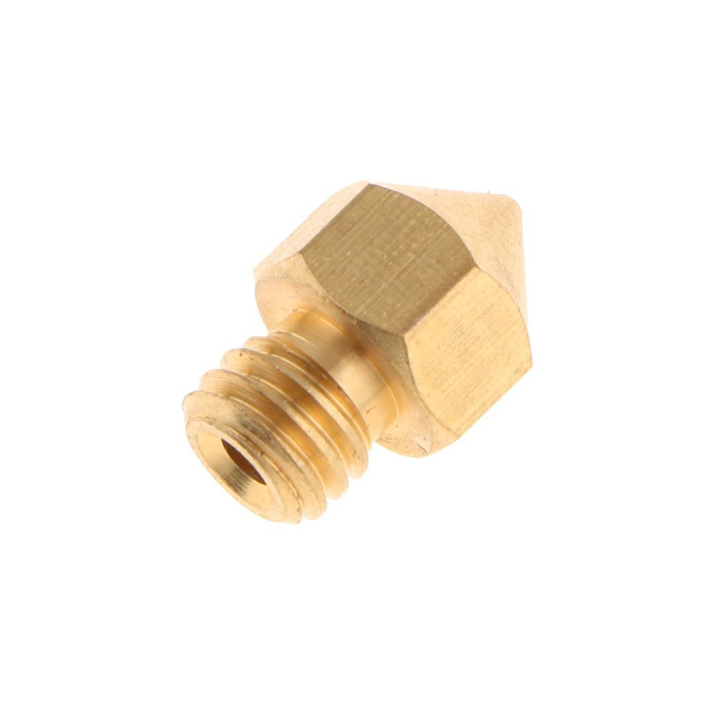 10Piece 3D Printer Extruder Brass Nozzle Print Head for