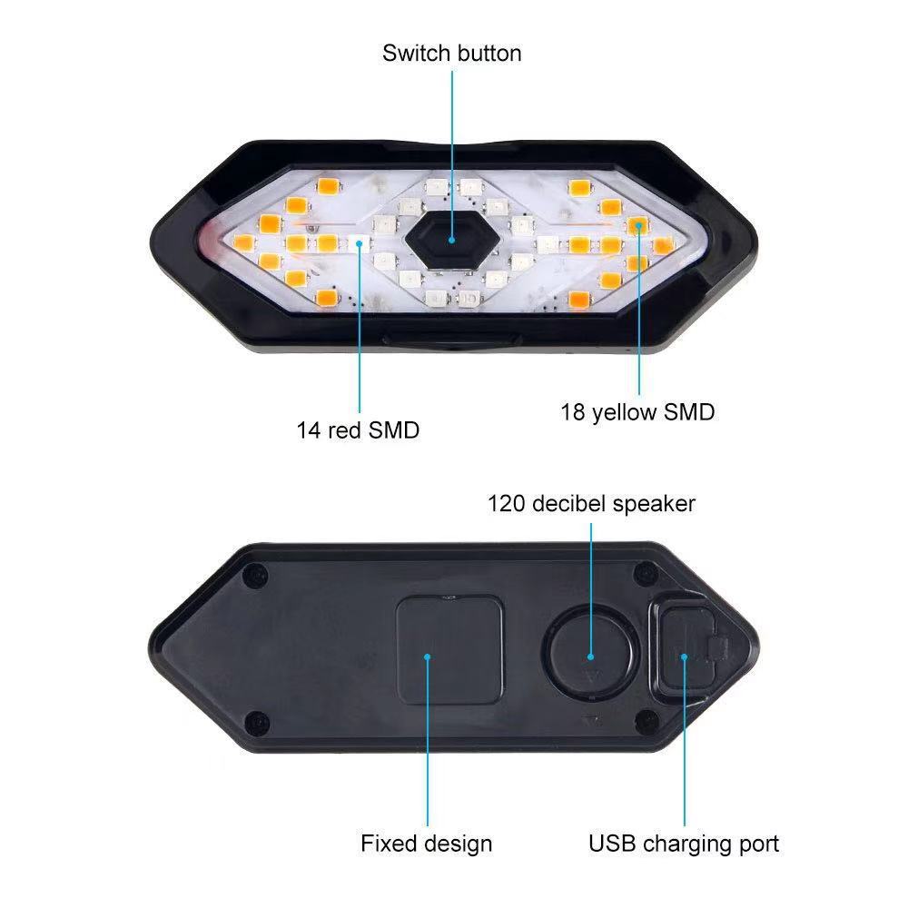Đèn Tín Hiệu Gắn Xe Đạp Signal light Bicycle HORN