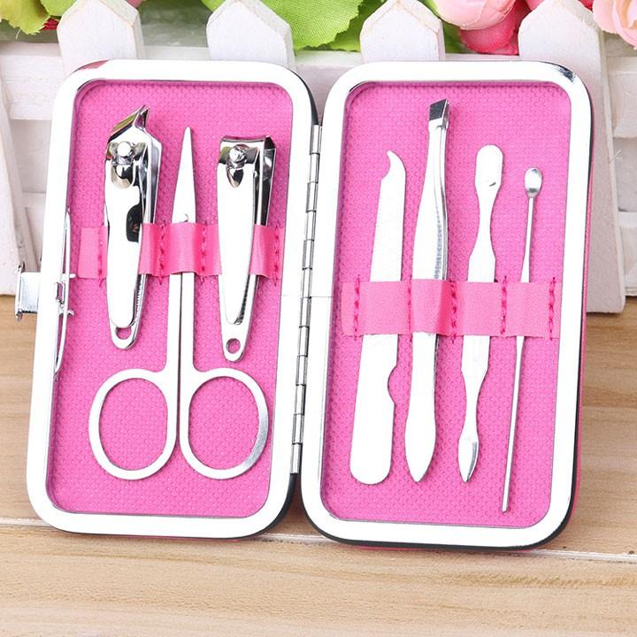 Bộ bấm móng tay kéo cắt lông mũi 7 món