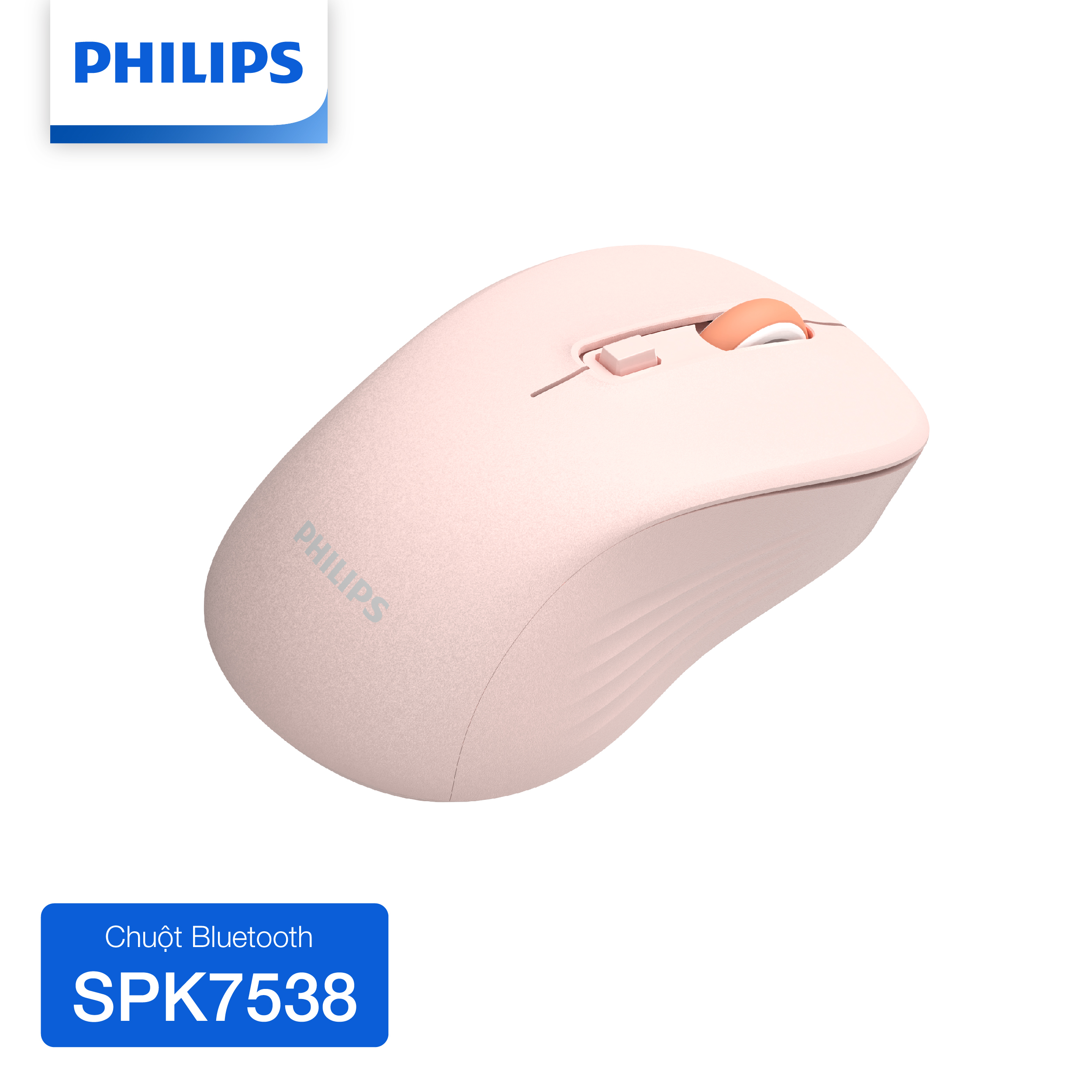 Chuột không dây Bluetooth Philips SPK7538 - Hàng Chính Hãng