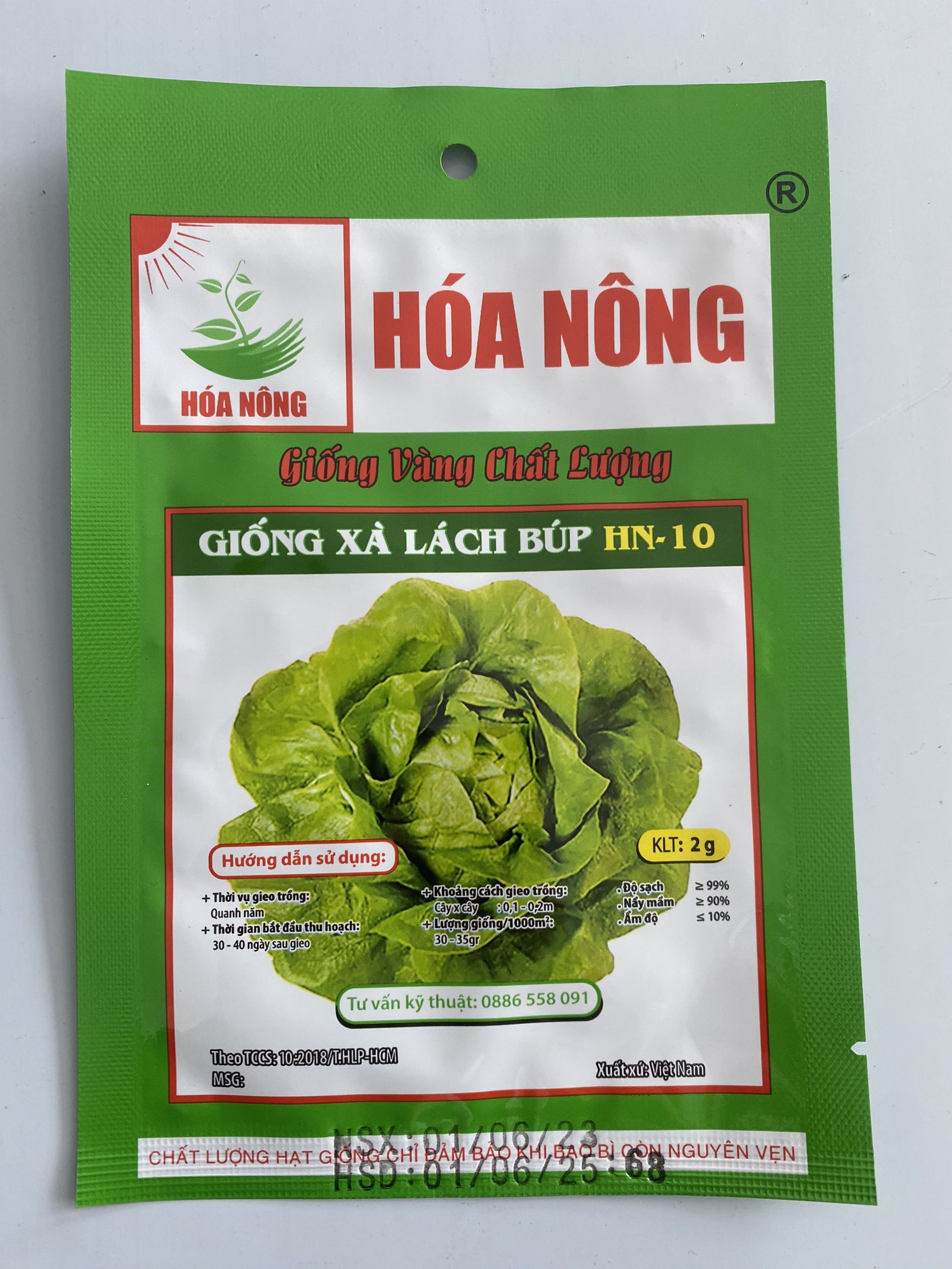 Hạt giống Xà Lách Búp HN-10 | Hạt giống | gói 2gr