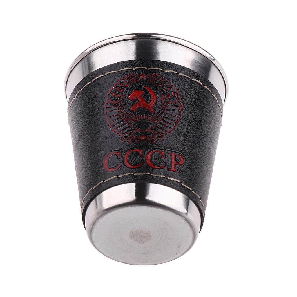 2Pcs Stainless Steel Wine Glass Wine Cup