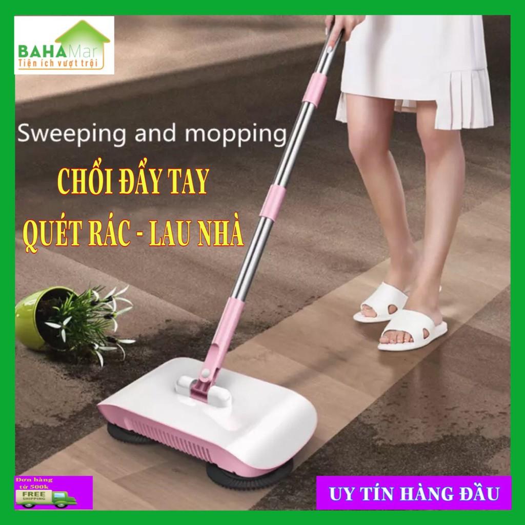 CHỔI ROBOT MA THUẬT ĐẨY TAY QUÉT RÁC - LAU NHÀ làm sạch nhanh chóng loại bỏ bụi, sử dụng thuận tiện và dễ dàng