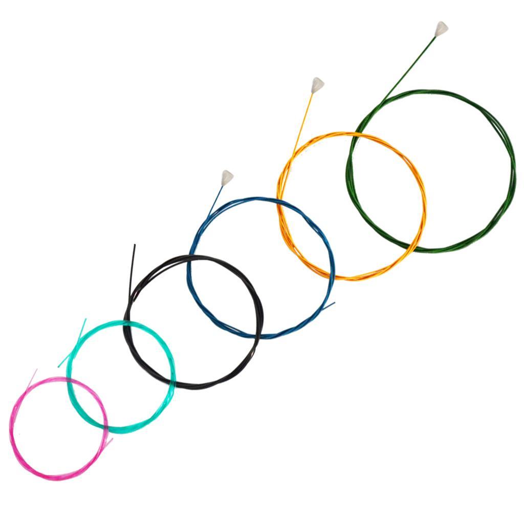 2 Set Rainbow Colorful Guitar Strings Set for 6 Strings Classic Classical Guitar Parts