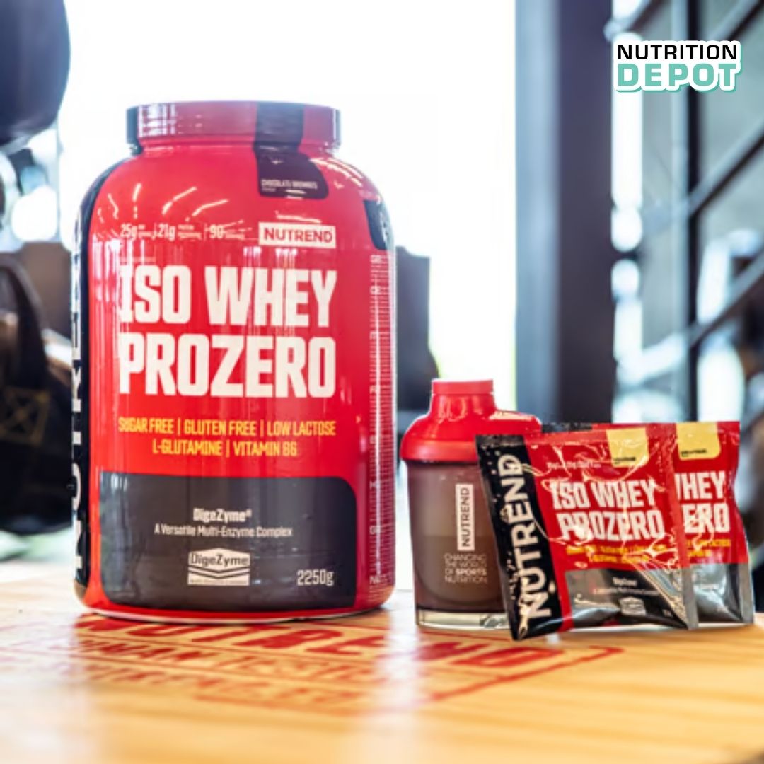 Whey Isolate cao cấp bổ sung đạm protein - Nutrend Whey Protein Isolate Iso Prozero Hộp 2250g - Nutrition Depot Vietnam