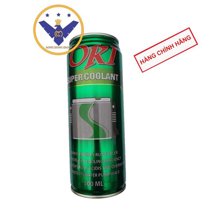 Bộ 2 lon nước làm mát động cơ xe máy, ô tô, tàu thuyền màu xanh Esna Coolant 500ml