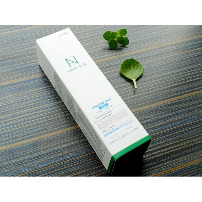 Gel dưỡng ẩm AMPLE:N Hyaluron Shot Light Gel Cream 80ml