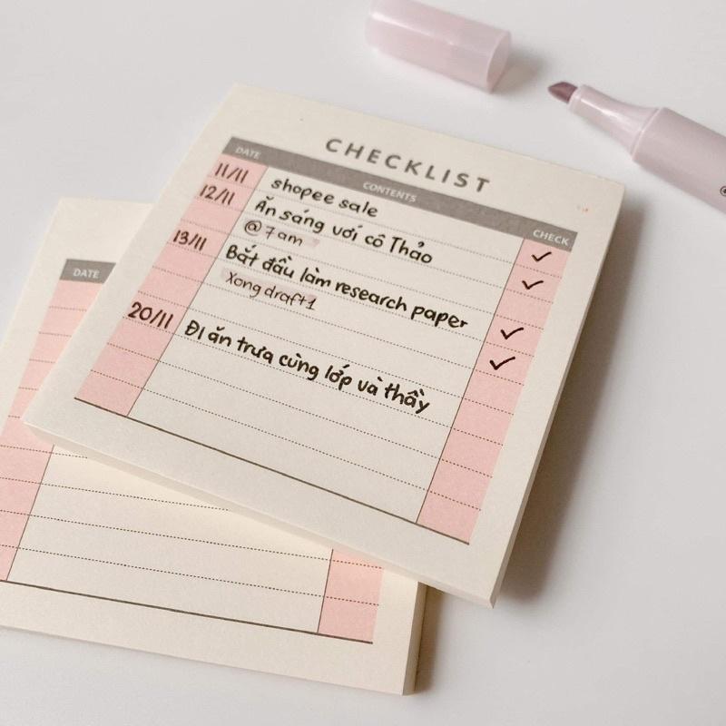 Value Stationery Box 2 - Combo Quà Tết gồm Planner sổ kế hoạch, giấy note, bút đen, sổ tay cao cấp