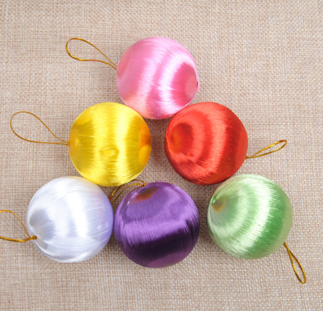 Set Quả Châu Sợi Bóng Trang Trí Cây Thông Giáng Sinh Trang Trí Noel