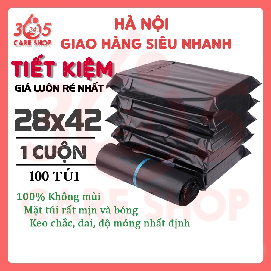 COMBO 15 Túi Đóng Hàng Niêm Phong tự dính Size 28x42cm, Đóng Gói Áo Khoác, Balo - CT22