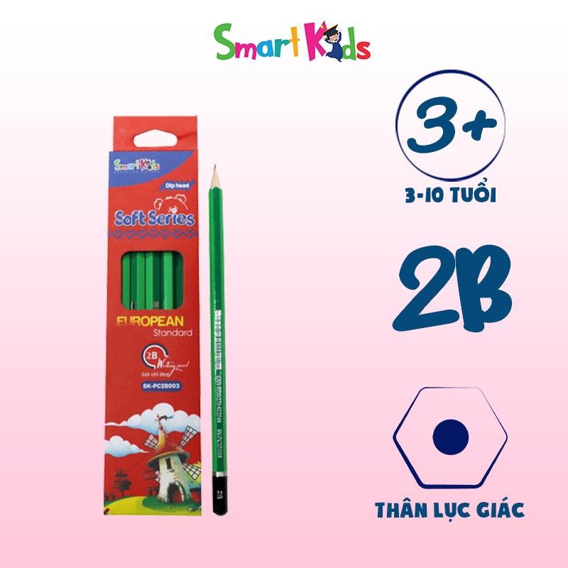 Bút chì đen Smartkids SK-PC2B003 2B 12 cây/hộp