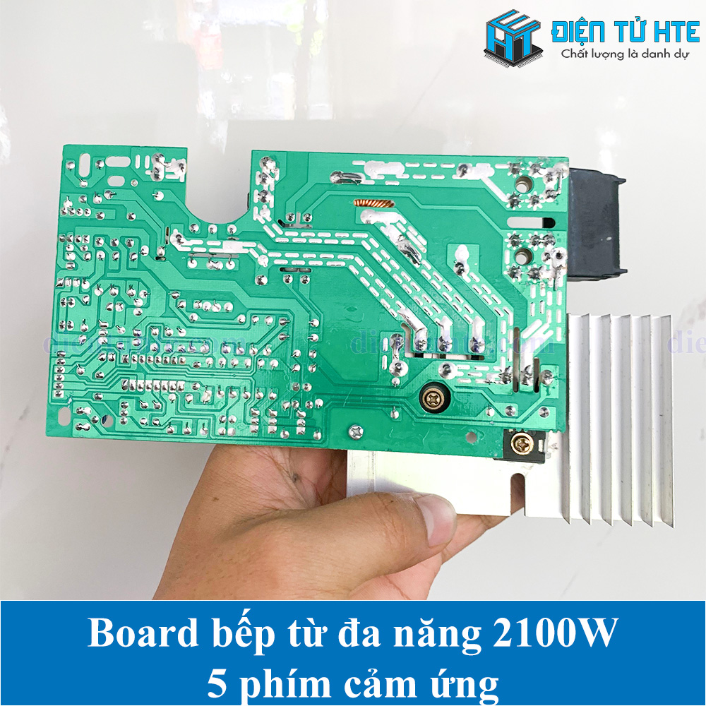 Board bếp từ đa năng 5 phím cảm ứng - mạch lớn - 2100W