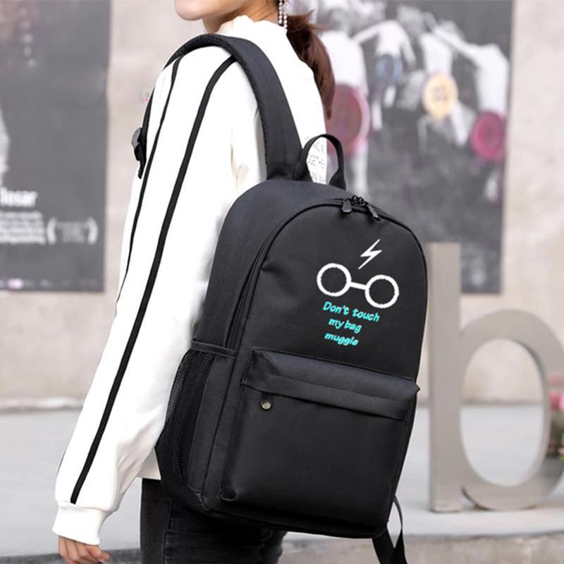 BPZMD Lumnious Chống Trộm Học Sinh Đựng Dành Cho Trẻ Em Unisex Dễ Thương Ốp Lưng Vải Bố USB Ba Lô Nhỏ Khóa Kéo Chắc Chắn 20-35 Lít
