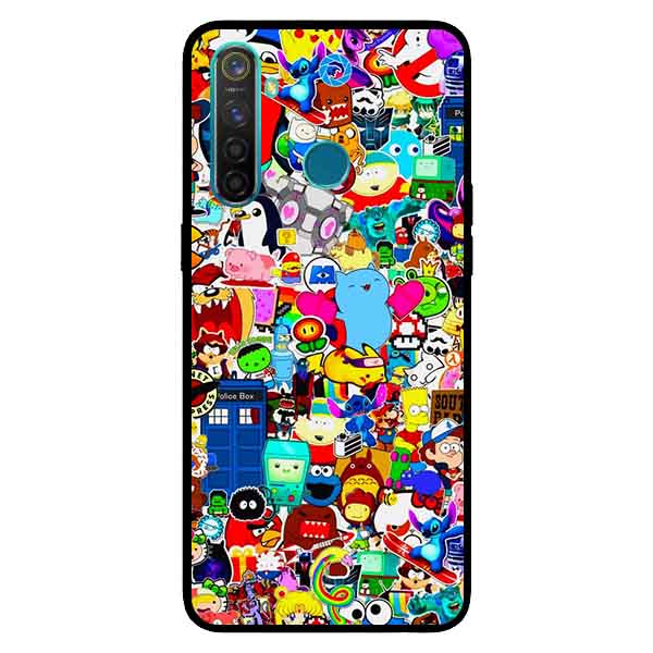 Ốp Lưng in cho Realme 5 Pro / Realme Q Mẫu MÀU SẮC 4 - Hàng Chính Hãng