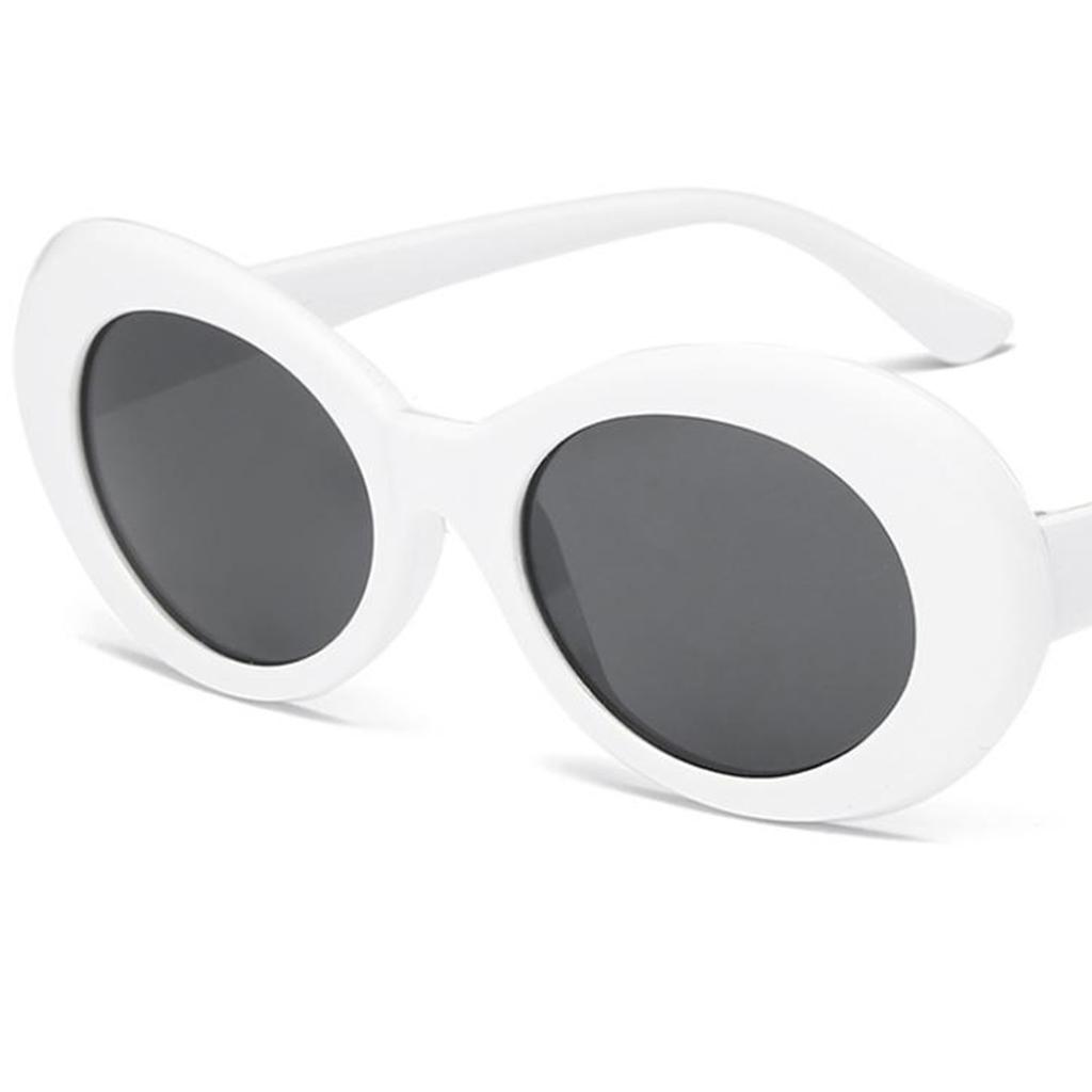 Vintage Retro Women Men Glasses Round Mirror Lens Sunglasses Red+Grey