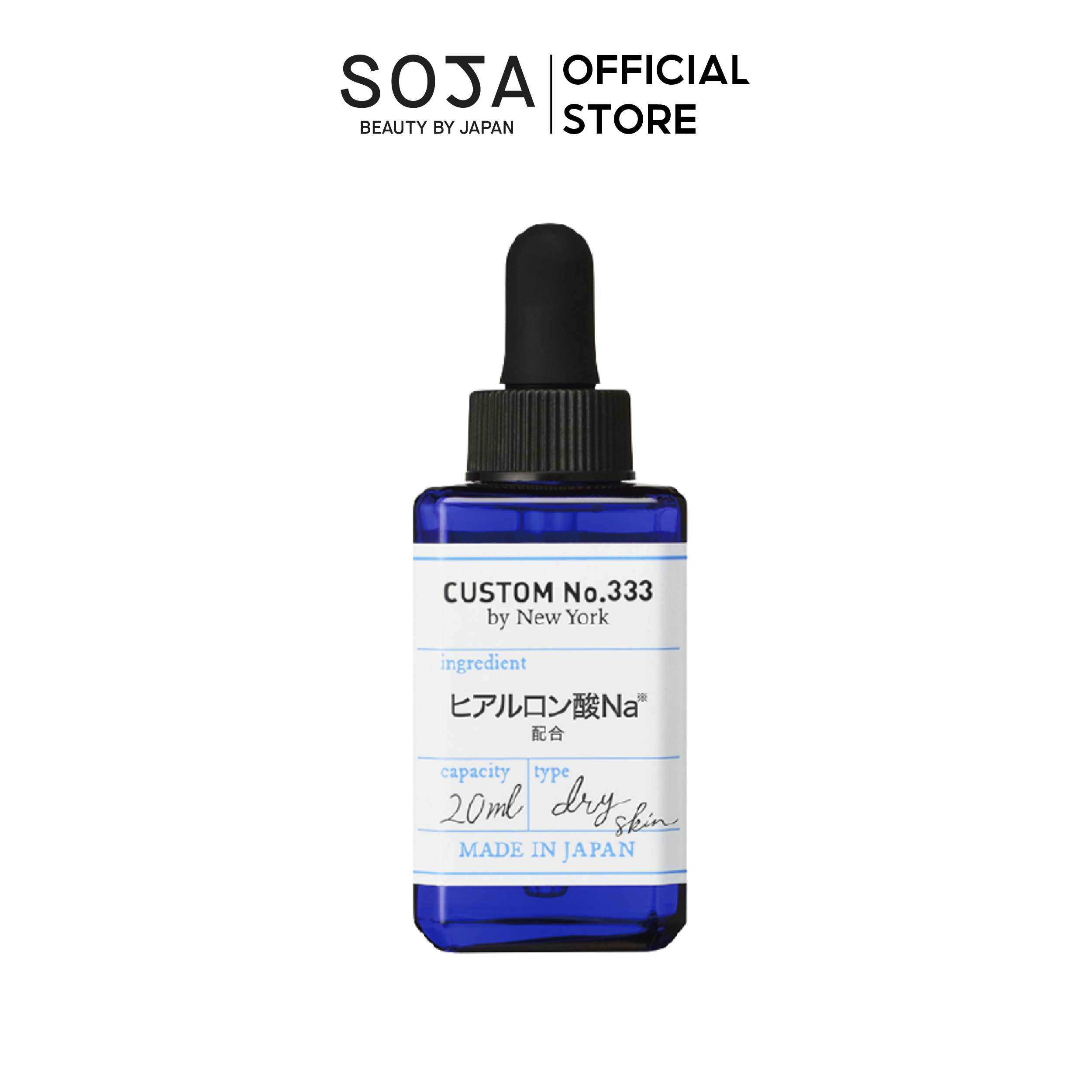 Tinh chất Hyaluronic Acid Custom No.333 by NY Cấp Ẩm Giúp Da Săn Chắc Hyaluronic acid Serum 20mL