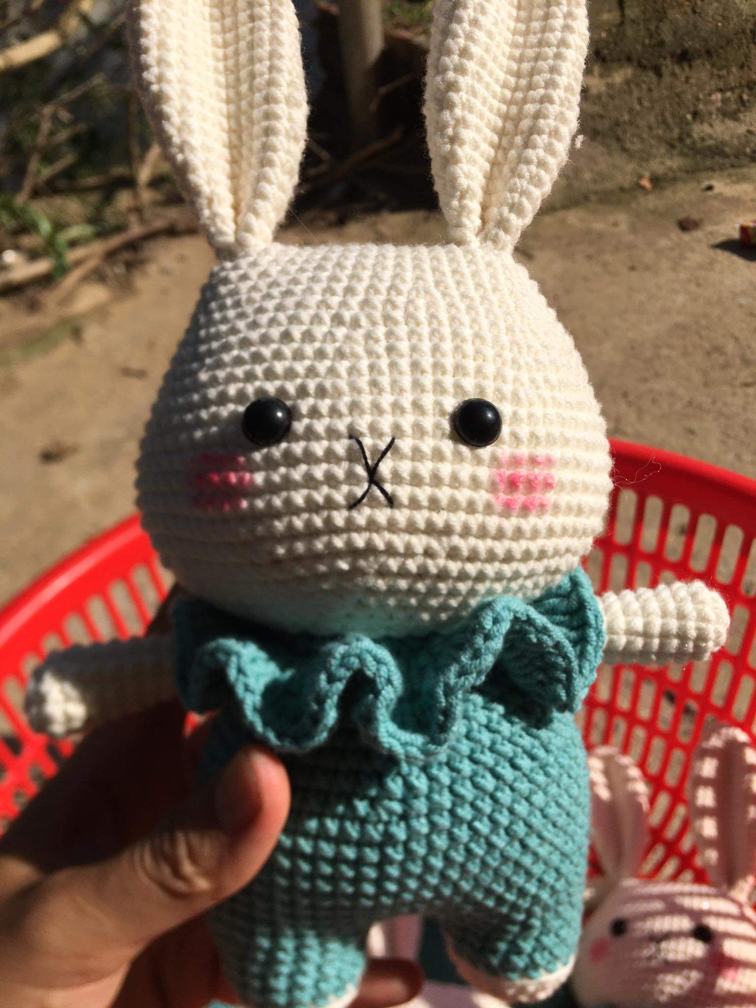 Móc len móc thú con thỏ bunny