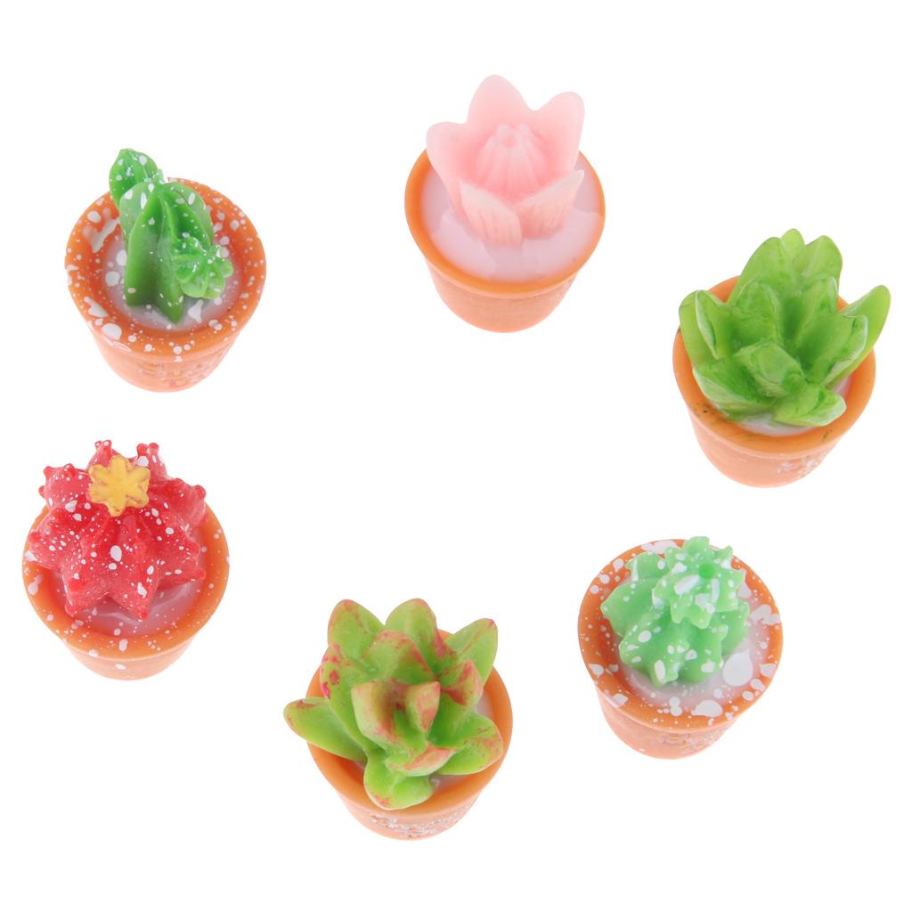 6x Nhân Tạo Hút Mật Vật Có Sân Vườn Két Sắt Mini Giả Nhà DIY Hoa Trang Trí