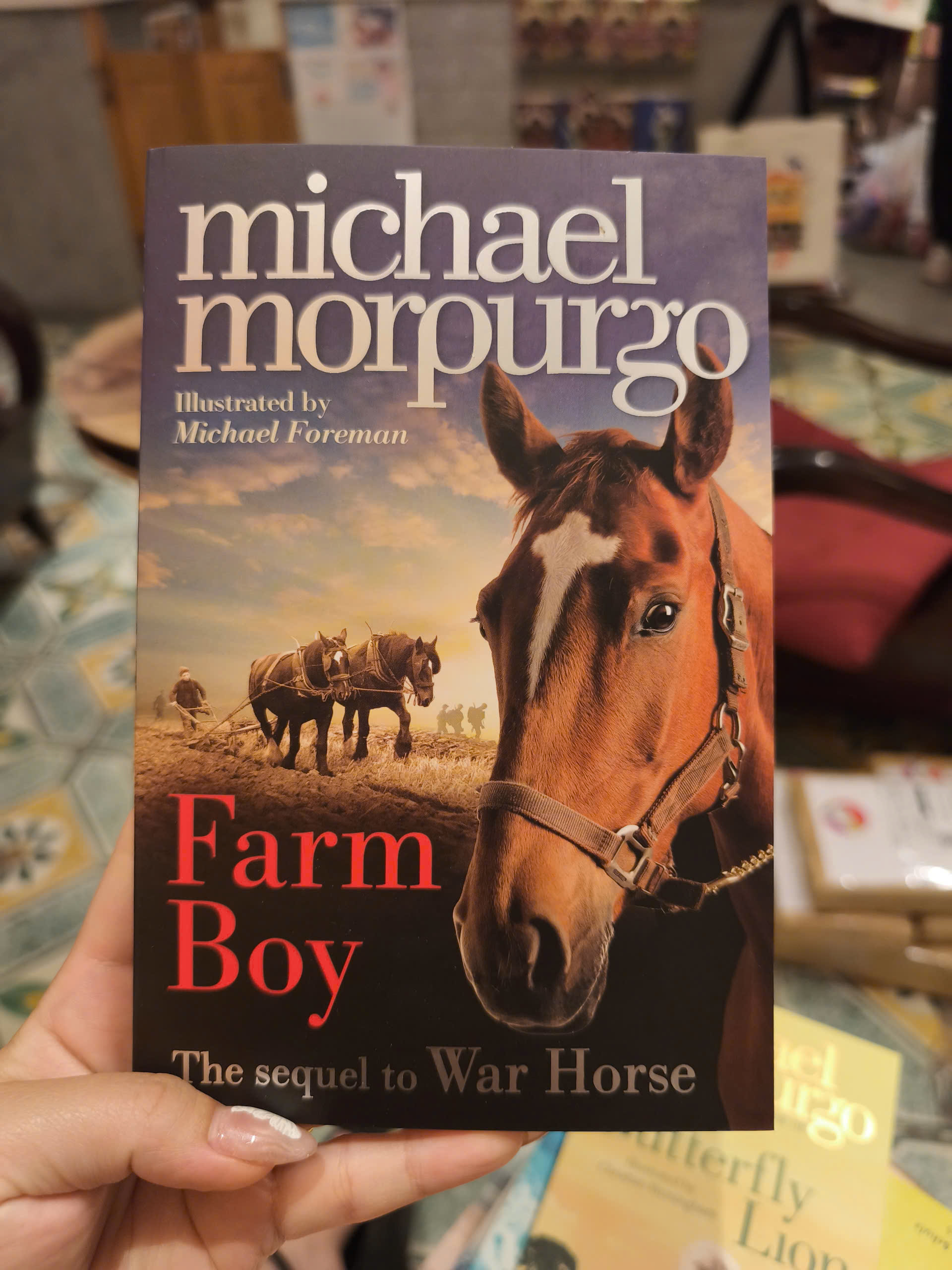 Farm Boy by Michael Morpurgo - Children Story Picture book in English - Sách Ngoại Văn Nhập Khẩu