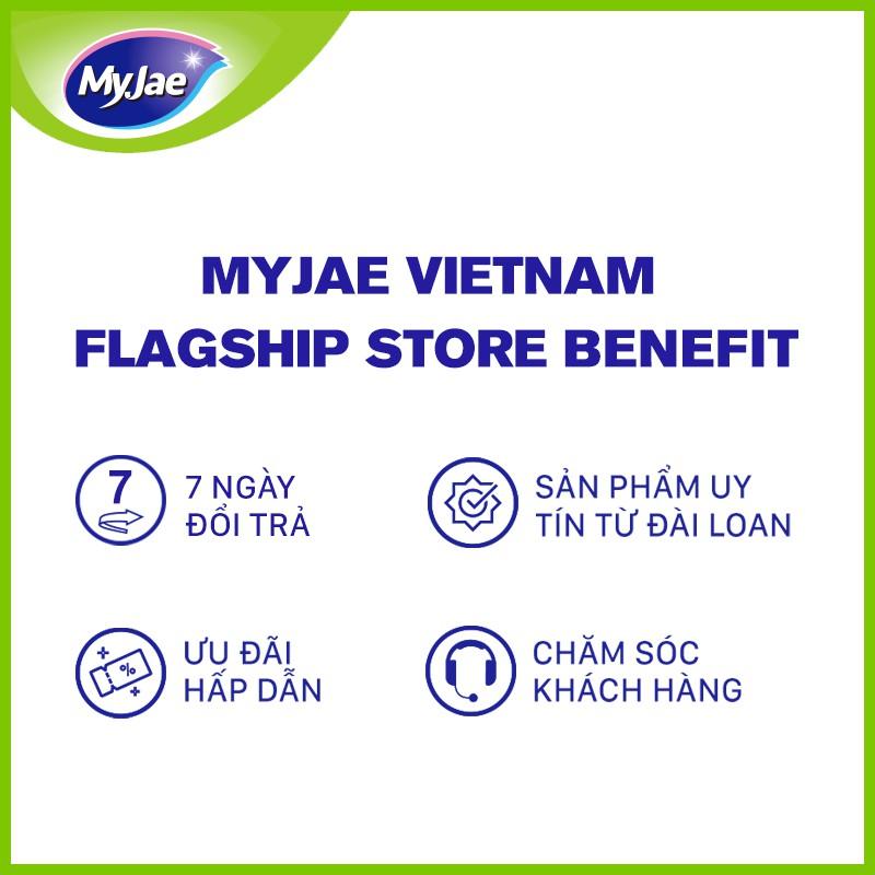 Màng bọc thực phẩm PE MyJae Đài Loan 30cmx50m dạng xé chấm đứt bảo quản thực phẩm an toàn tiện lợi