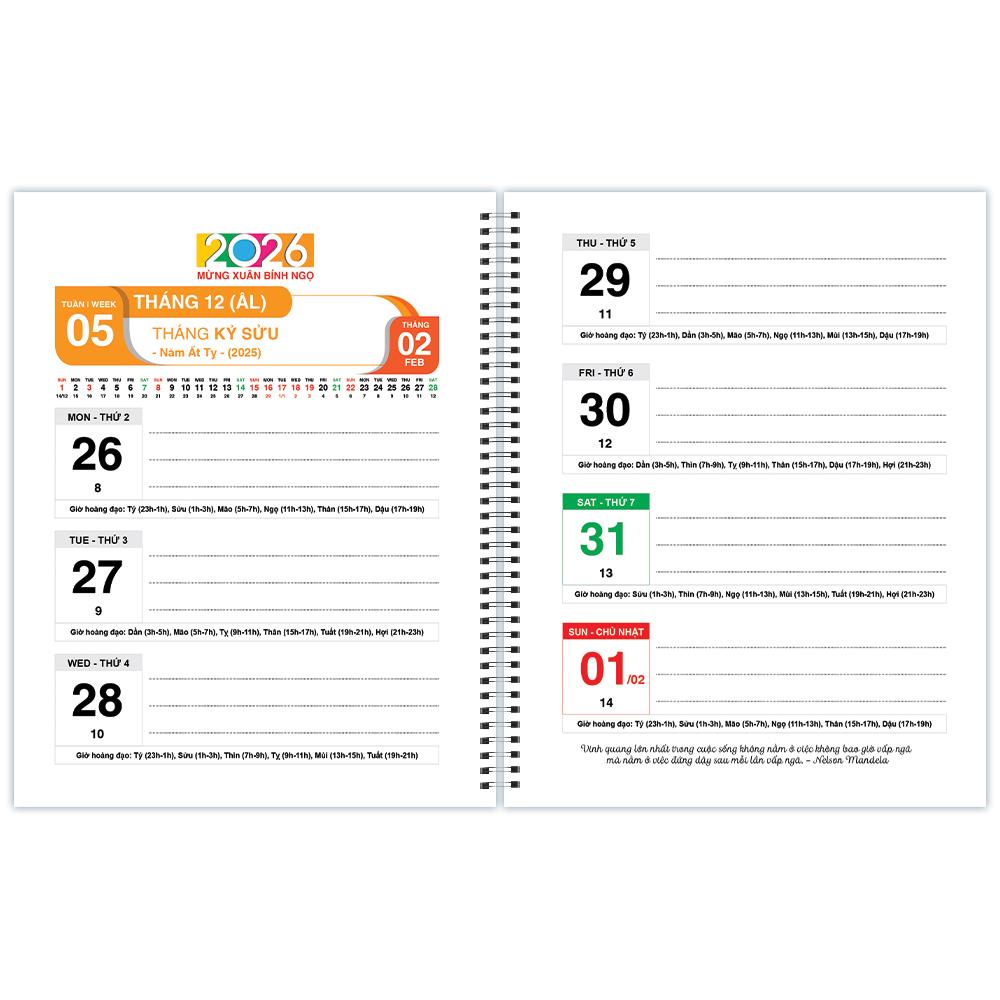 Lịch Bàn Đế Nhựa 2026 - Tài Lọc Phú Quý