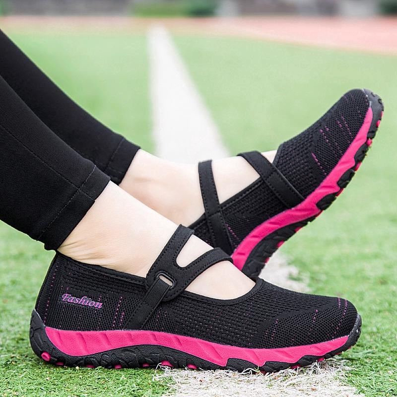 Giày Sneakers Chống Trượt Thoáng Khí Cho Nữ