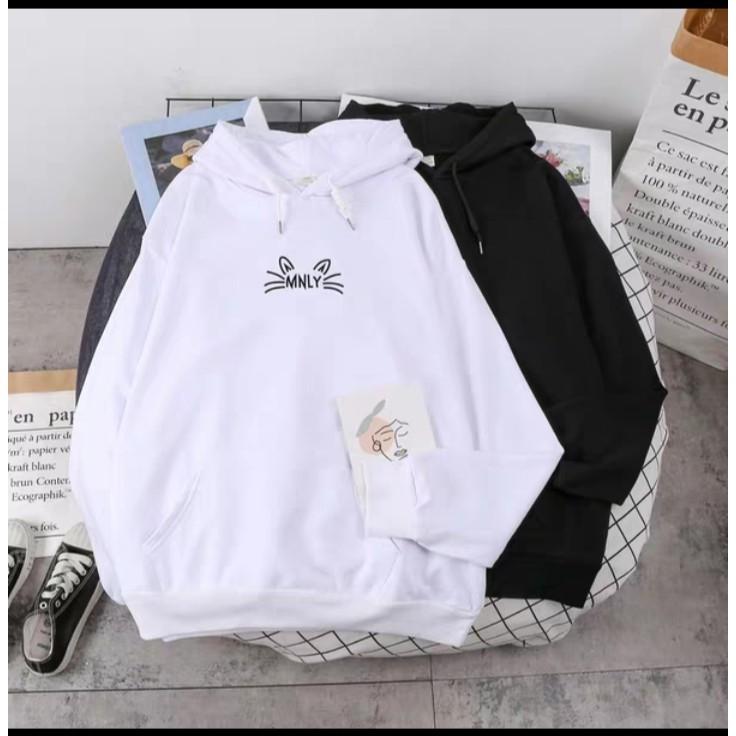 Áo hoodie râu mèo chất nỉ bông dày siêu ấm 59