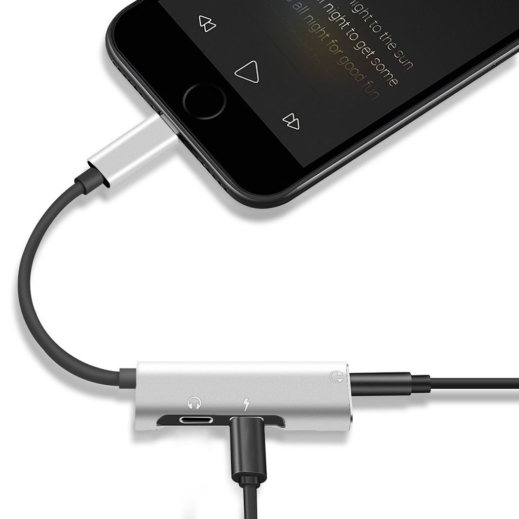 SOAIY Cáp Light ning 3 In 1 Adapter + 3.5mm Audio Headphone Dành Cho iPhone - Hàng Nhập Khẩu