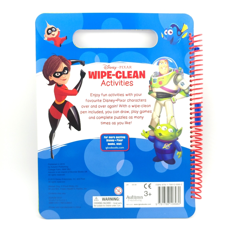 Disney Pixar: Wipe-Clean Activities