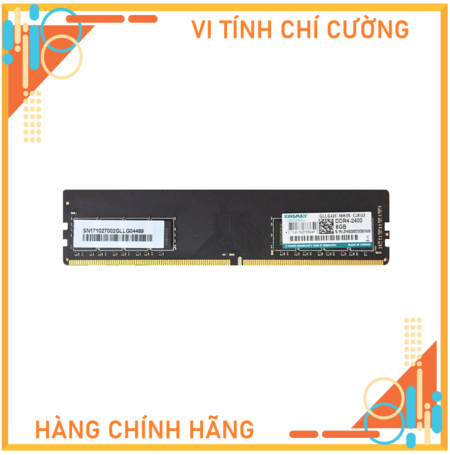 RAM PC Kingmax 8GB 2400 DDR4 - Hàng hính hãng.