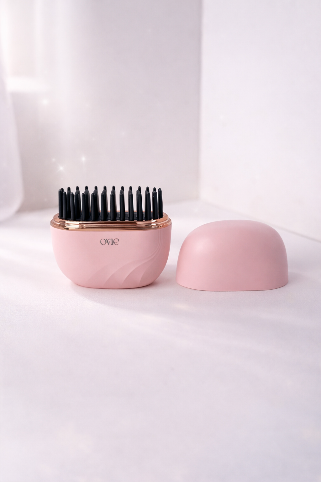 Lược Điện Chải Duỗi Tóc OVIE HB-208 – Giải Pháp Sáng Tạo Cho Mái Tóc Mượt Mà, Sáng Bóng, uốn cụp ngọn tóc ENCHEN