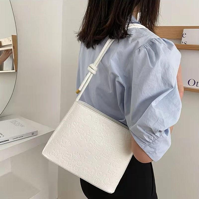 Túi xách nữ tote da trơn kẹp nách đeo vai đẹp cute dễ thương style Hàn Quốc để đi học đi chơi công sở