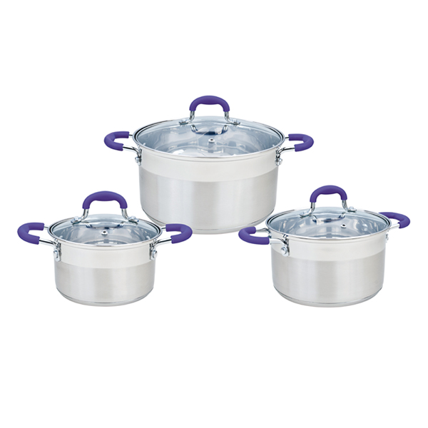 Bộ Nồi Inox Smartcook 3 Chiếc Cỡ 16, 20, 24cm SM3334