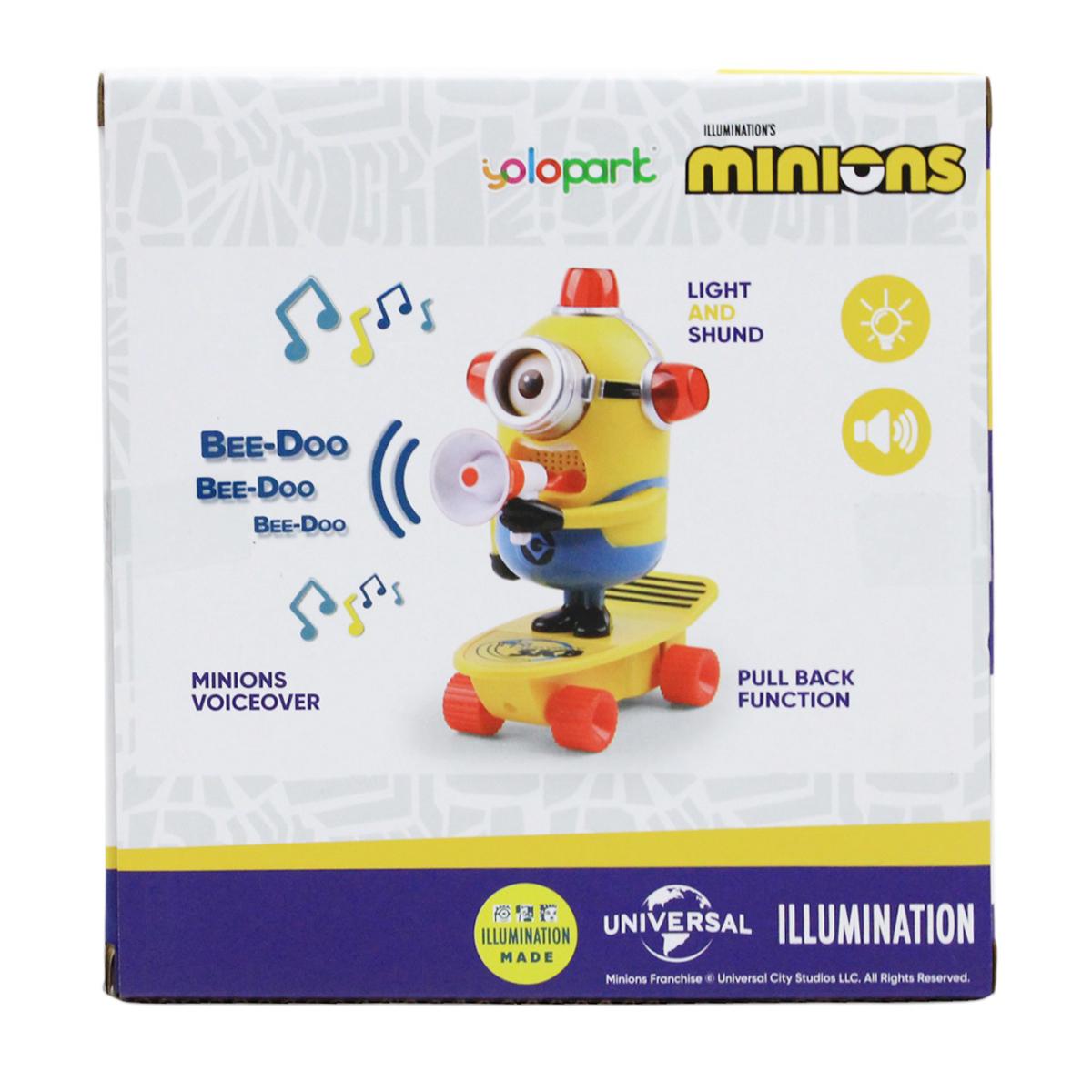 Đồ Chơi Mô Hình Minions Trượt Ván Có Đèn, Âm Thanh Và Chạy Trớn - yolopark FW038