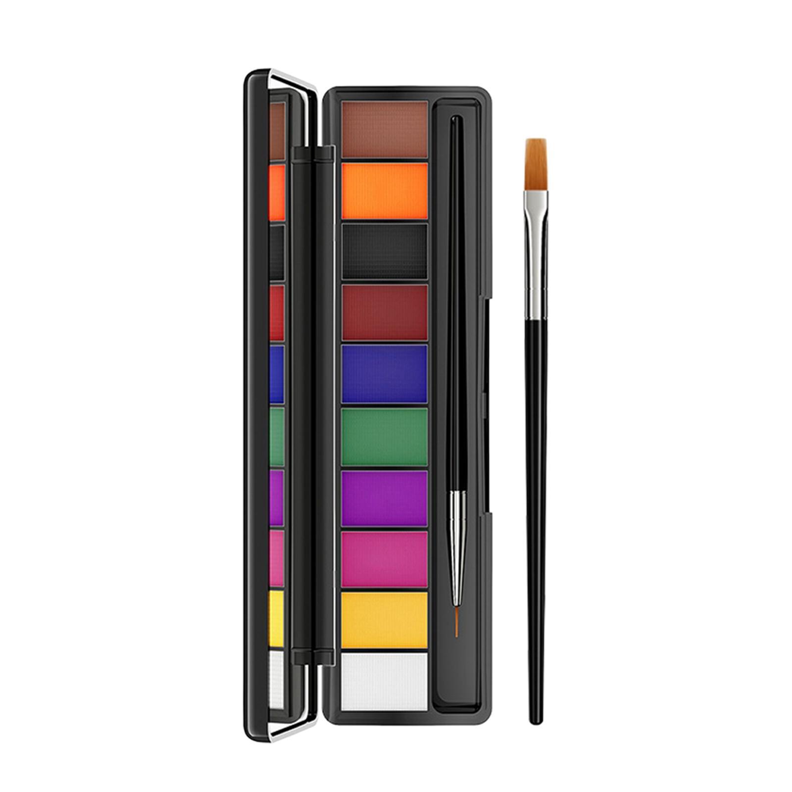 Face Painting Palette Water based Paints Face Body Painting Set for Theater Cosplay Costume