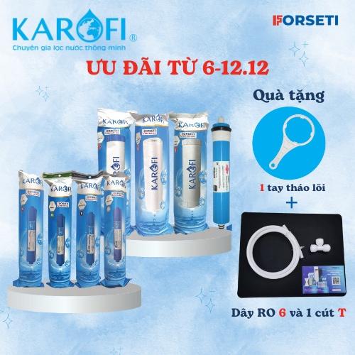 Combo 8 lõi lọc nước Karofi dùng cho máy lọc nước Karofi K8I-1 - hàng chính hãng