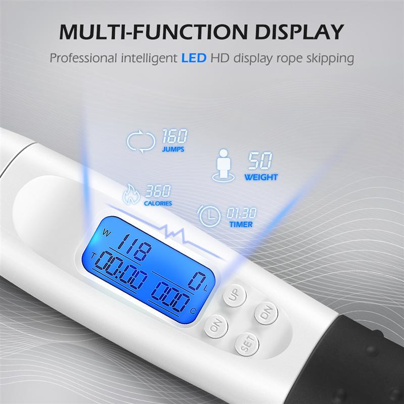 Điện Tử Đếm Dây Nhảy Dây/Không Dây Chuyên Nghiệp Béo Dây Nhảy 3M/9.8ft Kỹ Thuật Số Tốc Độ Đếm Nhảy dây