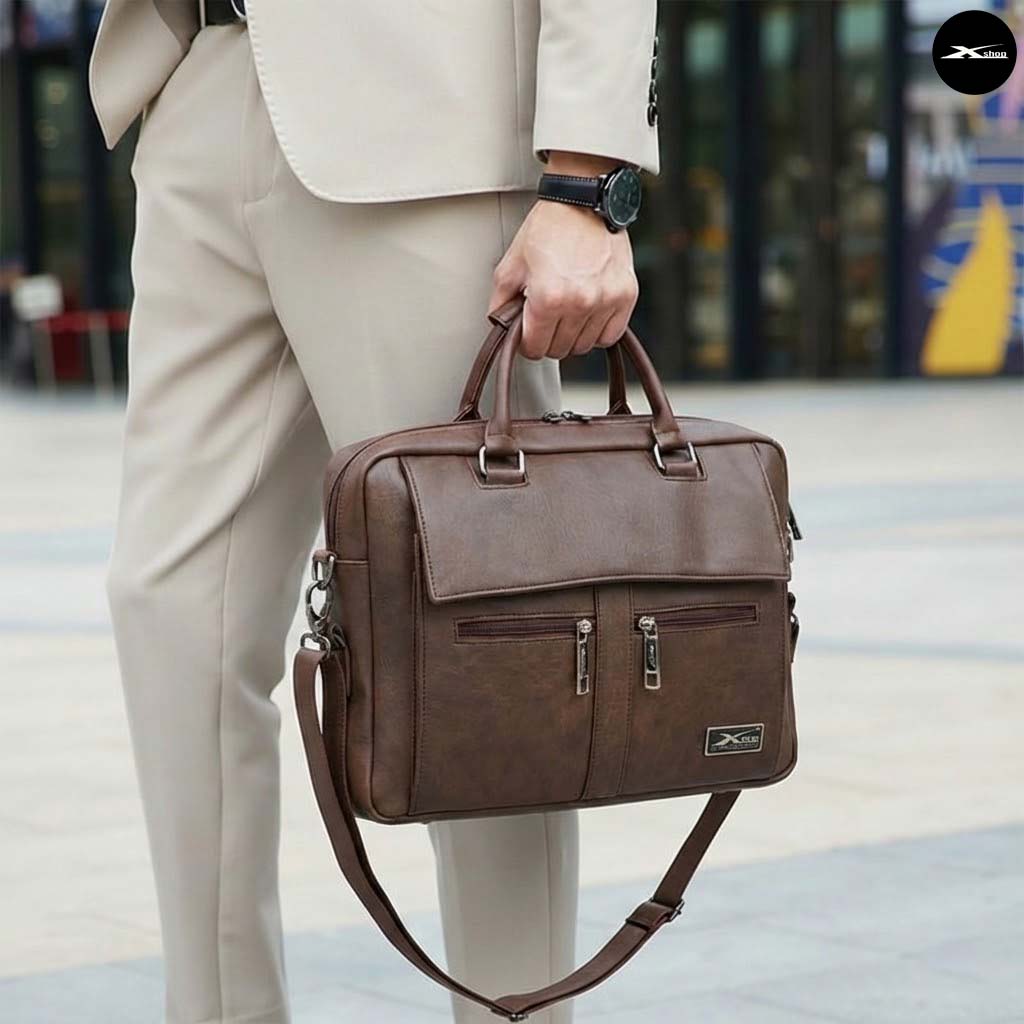 Cặp Công Sở Xbags Lavish XB4301 - Cặp Da Laptop Cao Cấp, Chống Sốc, Thiết Kế Thời Trang, Đường May Chắc Chắn, Bảo Hành 12 Tháng