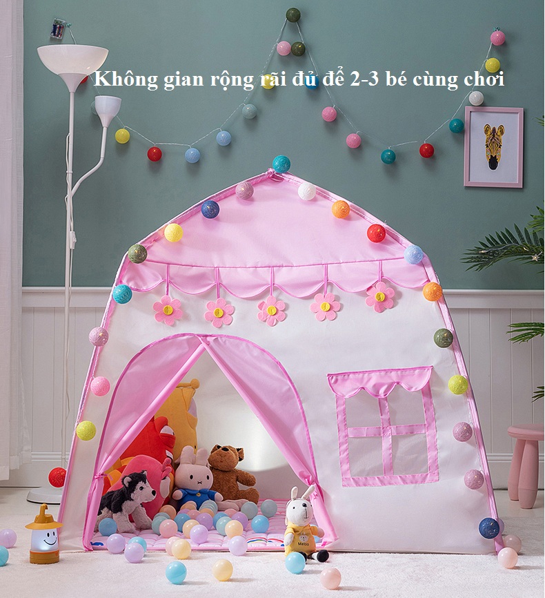 Lều vải nhà đồ chơi/nhà banh cho bé