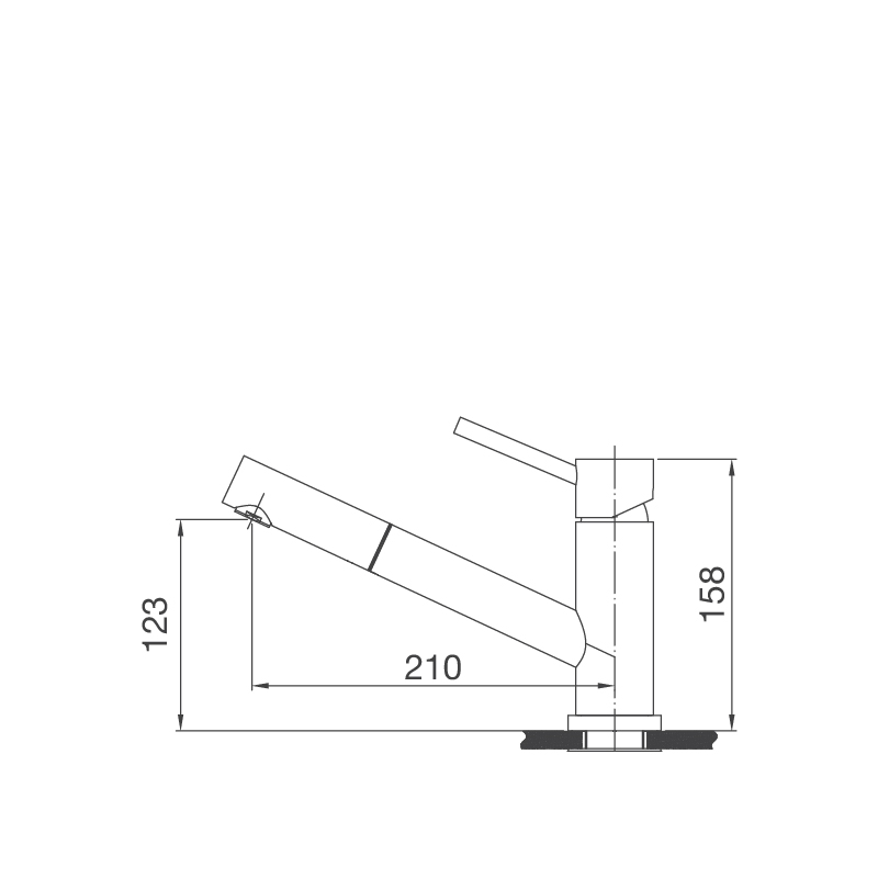 Vòi rửa chén Malloca K110-S - Hàng Chính Hãng