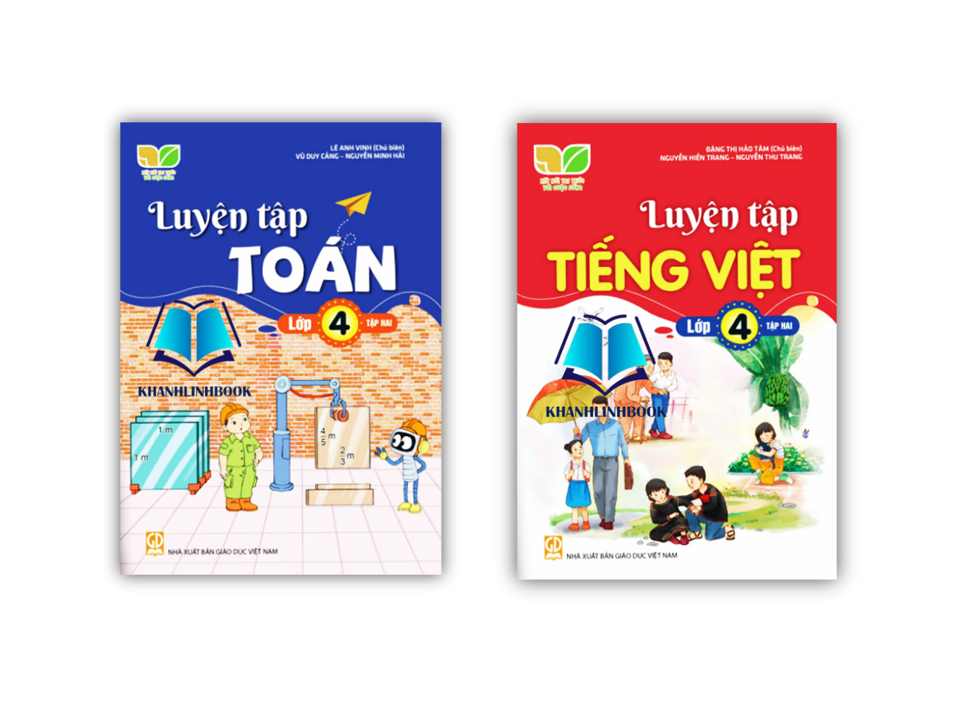 Sách - Combo Luyện tập Toán + Tiếng việt lớp 4 tập 2