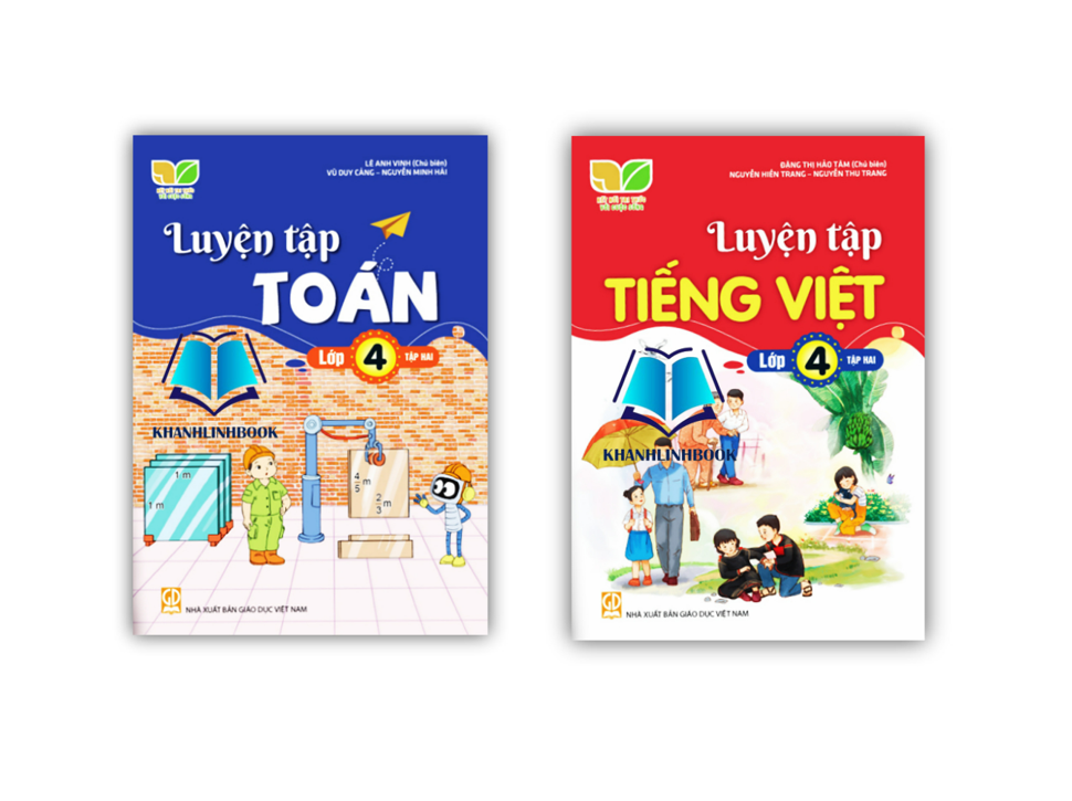 Sách - Combo Luyện tập Toán + Tiếng việt lớp 4 tập 2 ( kết nối )