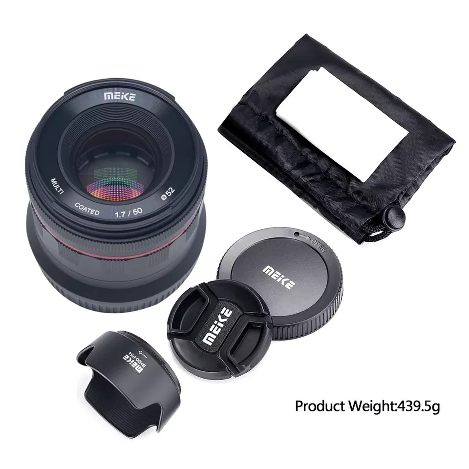 Ống kính Meike MK-50mm f / 1.7 cho Canon RF lấy nét thủ công- Hàng nhập khẩu