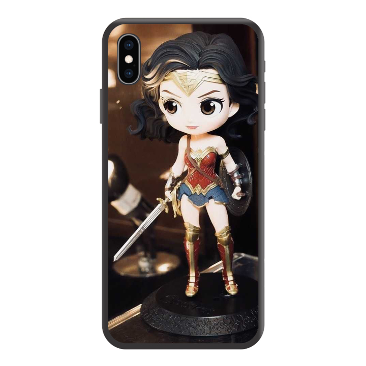 Ốp lưng điện thoại Iphone XS Max in hình Chibi Ifninity War - Cô Bé Siêu Nhân Mẫu 04